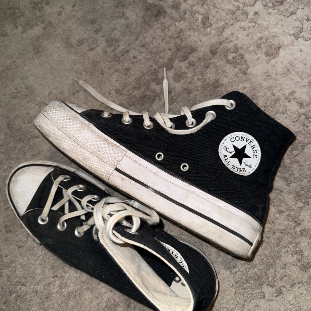 Converse Black High-Top Sneakers